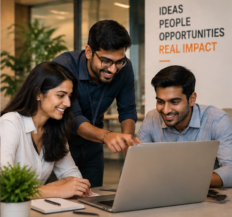 Teamwork and collaboration at work