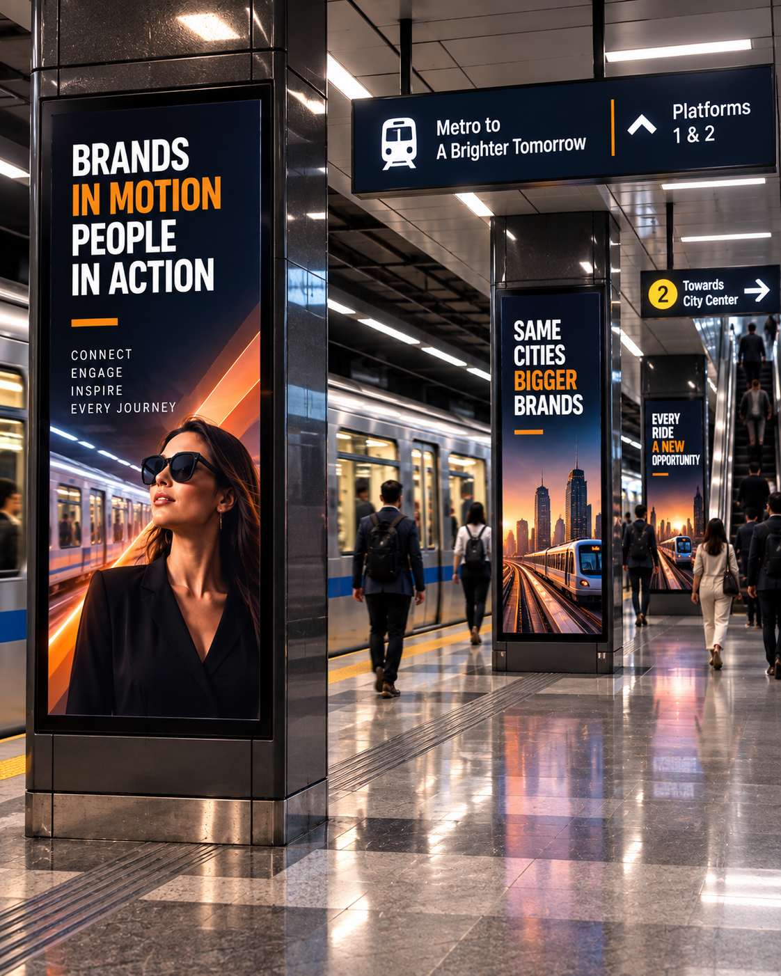 METRO STATION ADS